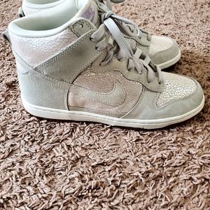 IRIDESCENT NIKE HIGHTOPS